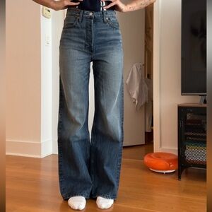 Re/Done Dark Blue Denim Jeans